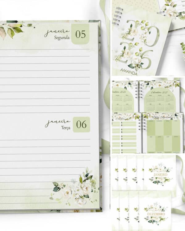 combo_arquivos_agendas_2026_permanente_verde_floral_rosas_brancas