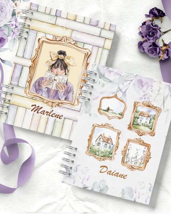 arquivo_digital_kit_capas_femininas_mulheres_livros_biblia_vintage_floral_lilas