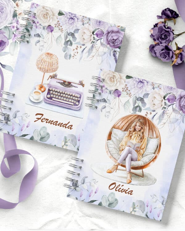 arquivo_digital_kit_capas_femininas_mulheres_livros_biblia_vintage_floral_lilas