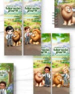 Arquivo Digital Kit Marca Páginas Infantil Congresso 2025 Adoração Pura