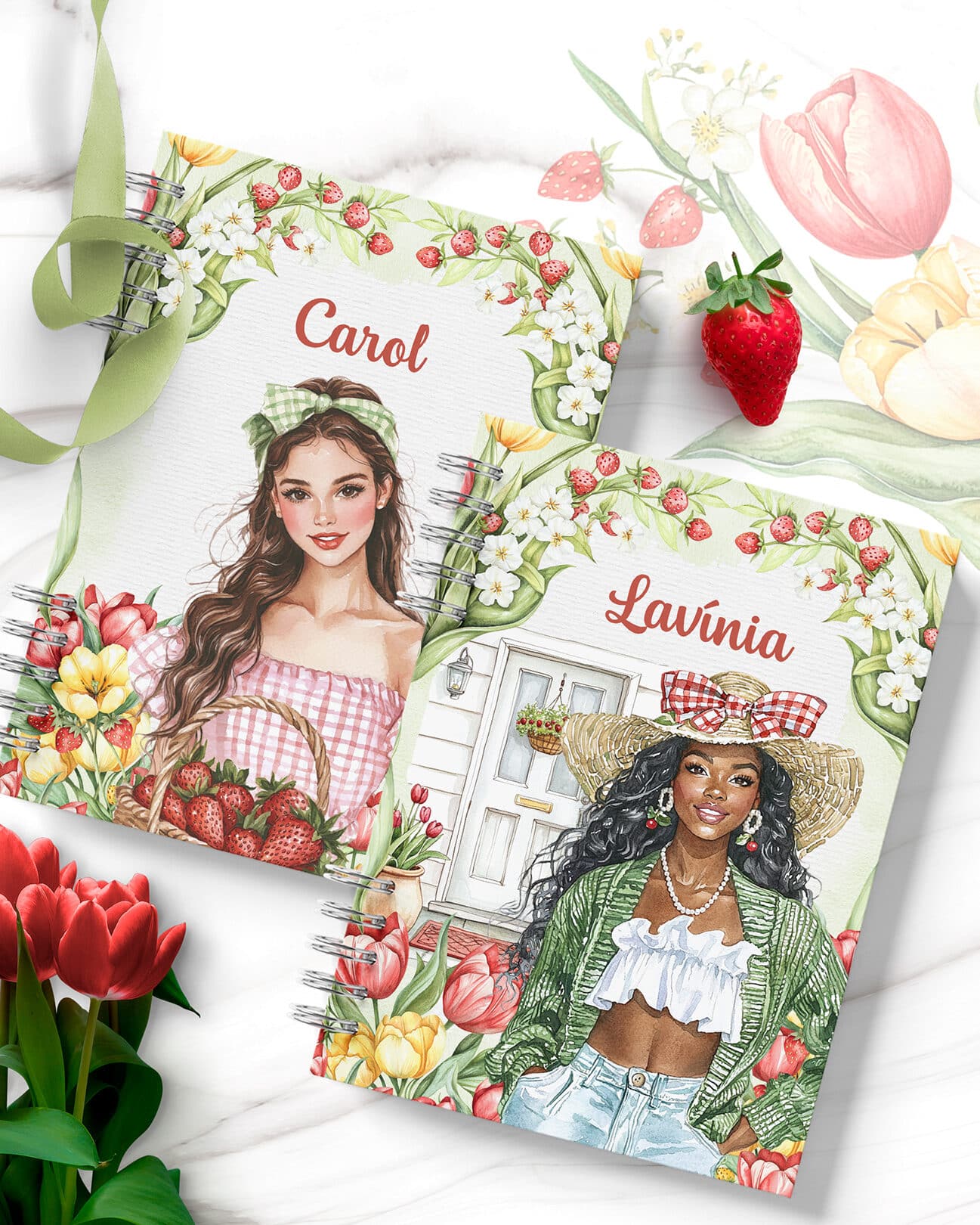 arquivo_digital_capas_caderno_morango_personagens_mulheres_floral_vermelho3