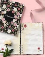 arquivo_digital_caderno_floral_rosas_flores_girassol_rosa_vermelha_branca_lavanda_miolo_encadernacao